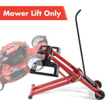 Hydraulic lawn mower jack is used for tractors and lawn mowers 59279600