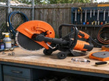 12" Electric Wet Concrete Saw, 1800W Circular Cutter with Adjustable 4.5-Inch Cutting Depth, 55928927
