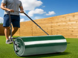 24in Heavy Duty Steel Lawn Roller, Garden Roller Can Be Filled with Water or Sand, Hand Roller with 19956568