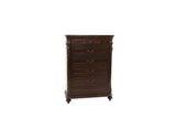 Antique Cherry / Antique Walnut Wooden 1pc Chest Of Drawers Storage Bedroom Furniture Unique Design B011P210738