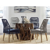 Dark Navy Back Side Chair B062P153708