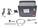 RV Tankless Water Heater 42000 BTU Gas Water Heater Remote Control 15"x15" Black 24291195