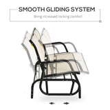 Outdoor courtyard seats for 2 people-Beige 00066280