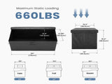 30 Inches Folding Ottoman with Storage Bench, Foot Rest Stool, End of Bed Storage Bench , Load 660 32057339