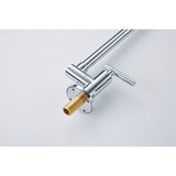 Wall Mount Folding Kitchen Pot Filler Faucet W2287142943