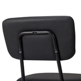 ZNTS Set of 4 Modern Padded Dining Chairs for Kitchen Bar Office Chair, Black 41140810