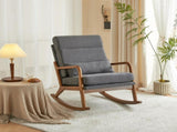 100*65*101cm High Back Belt Waist Pillow Log Color Solid Wood Armrest Backrest Seat Frame Iron Frame 08670975