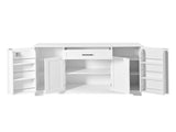 U_STYLE 54.3" Sideboard Buffet Cabinet with, 4 Doors & 1 Drawer, Melamine MDF Kitchen N711P437643K