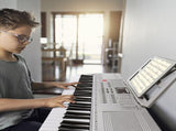 GEP-110 61 Key Lighting Keyboard with Piano Stand, Piano Bench, Built In 27709618