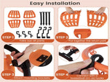 Basketball Hoop Return - 4 Hooks for 18" Standard Rims, 2lbs Lightweight, Indoor/Outdoor Use 74130657