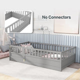Twin Size Floor, integral construction with super high security barrier, door, children's floor W1858P164928
