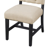 TREXM Retro Style Dining Chair Set with 4 Upholstered Chairs for Dining Room and Living Room WF298830AAP