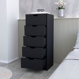 Dillon 5 Narrow Drawer Dresser, Tall Chest of Drawers B128P148700