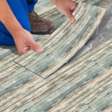40 Pcs Vintage Wood Grain Floor Stickers, Easy Peel & Stick,Self-Adhesive,Scratch & Wear 99117025