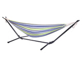 Portable Outdoor Polyester Hammock Set Green 38012549