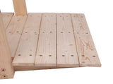 Arch Bridge Small Wooden Bridge Courtyard Outdoor Anticorrosive Wood Landscape Bridge Burlywood 67563764