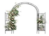78*23*83.9 Arc Roof Double Layer Arch Courtyard Black 07528371