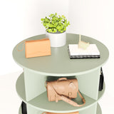 Green 360 Rotating shoe cabinet 7 layers W1320P191819