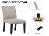 Dinings Only, Wooden Dinings Set of 4, Kitchen with Padded Seat, Upholstered Side W1998P375155