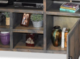 Joshua Creek 84 inch TV Stand Console for TVs up to 95 inches, No Assembly Required, Barnwood Finish GL-B108P160172