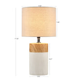 ZNTS Textured Ceramic Table Lamp B03594979