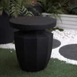Decorative Garden End, 20.3" H Modern Heavy Duty Patio Sturdy Faux Terrazzo Accent Side W2734P194118