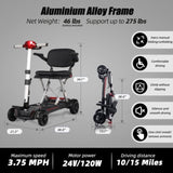 Manaul Folding Scooter M2085 Red For Senior's Easy Travel With Competitive Price GL-W2923P222554