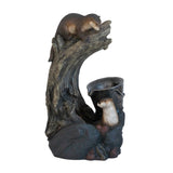 16.9x15x31.3" Decorative Brown Water Foutain with Otter Design, with Light and Pump, for Indoor and W2078138955