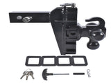 Adjustable Trailer Hitch with Hook, Tri-Ball 17000 LBS 95970833