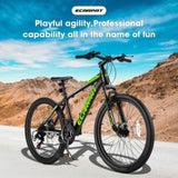 ZNTS A24299 24 inch Mountain Bike Bicycle for Adults Aluminium Frame Bike Shimano 21-Speed with Disc W1856138245