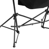 Hammock Camping Chair, Folding Portable Rocking Chair, Aluminum Alloy Adjustable Back Swinging Chair W640P224589