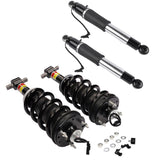 2Pcs Front Suspension Strut and Coil Spring Assembly and 2Pcs Rear Air Shock Absorber for Cadillac 82624302