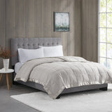Lightweight Down Alternative Blanket with Satin Trim B03598469