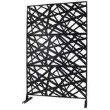 Outdoor & Indoor Privacy Metal Privacy 76" H48" W, Freestanding Decorative Privacy W465P193273