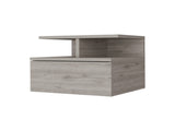 Augusta Floating Nightstand with 2-Tier Shelf and 1-Drawer B128P148659