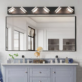 Modern 6-Light LED Vanity Light - Sleek Bathroom Wall Fixture, Iron & Acrylic, Dimmable & W1340P206802