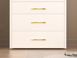 3 in 1 Vanity Desk with open Top Mirror,Small Make Up Vanity Set with Visible Glass Desktop,Compact 00445064
