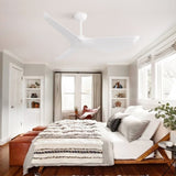38 Inch Ceiling Fan Without Light, Modern Indoor Outdoor Ceiling Fans with DC Motor Remote Control W882P164174