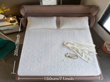 White Quilted Fitted Sheet, Fits Mattress Up to 15" Deep, 2/3-Piece Set, Queen 83674005