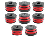 8x Silicone Body Mount Bushings Kit fit for Ford Super Duty Crew Cab F250 2008-2016 49753483