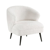 Luxury Living Room Furniture 1pc Accent Chair Beige Boucle Upholstery, High-Density Foam Seat B011P283277