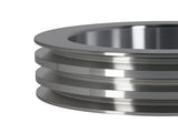 Short Pump Aluminum Triple 3 Groove Crankshaft Pulley fit for Small Block Chevy SBC 86670789