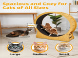 Cat Wheel Exerciser for Indoor Cats, 43.3-inch Large Cat Exercise Wheel for Running Silent, Cat 07677177