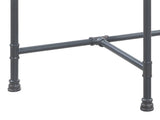 Brantley Clear Glass & Sandy Gray Finish Sofa Table B2726P448754