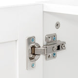 Stackable Wall Mounted Storage Cabinet, 11.81 "D x 31.50"W x 29.92 "H, White W33167277