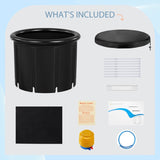 XXL Ice Bath Tub102 GL cold plunge tubPortable Plunge Poolmulti-level portable bathtub for 06543656