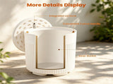 3-in-1 Outdoor Cooler Side Table, 6.2 Gallon Insulated Ice Bucket Table, All-Weather HDPE PP Patio 54429576