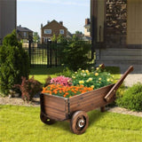 Wooden Wagon Planter Box 84769035