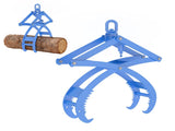 20in Automatic Log Tongs for Tractor, Heavy Duty 4-Claw Logging Tongs with Auto-Latching & 360&deg 82086892