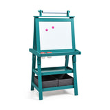 3-in-1 Double-Sided Storage Art Easel -Green 08579832